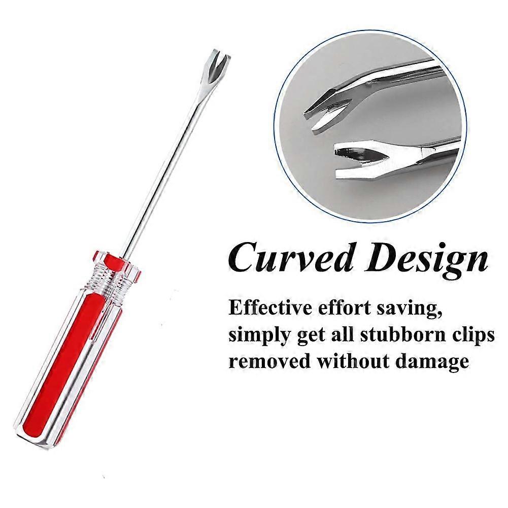 4 Pack Tack Lifter Tack Puller Nail Puller, U Tip Nail Staple Rivet Staple Puller Staple Remover Tool