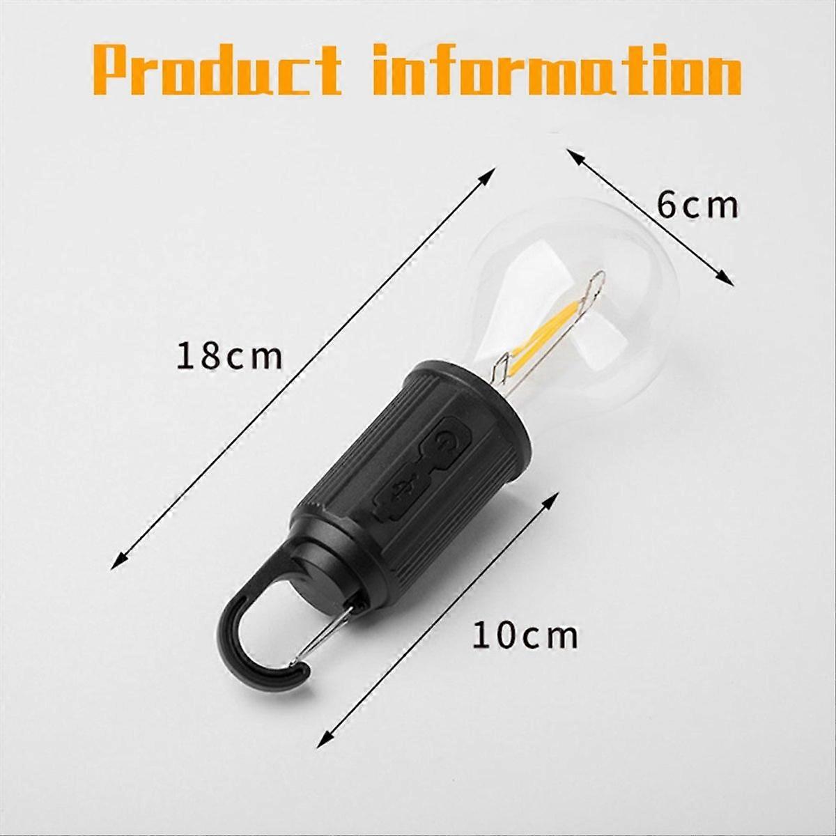 LED String Light Waterproof Camping Lantern Hanging Tent Light-T03