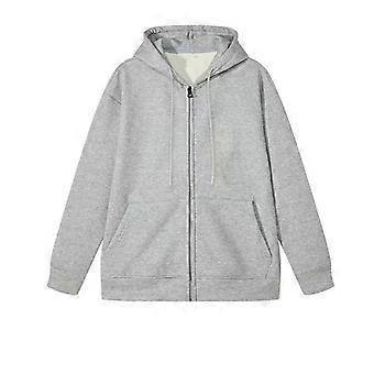 Men's Winter Warm Fleece Hooded Jackets with Zipper