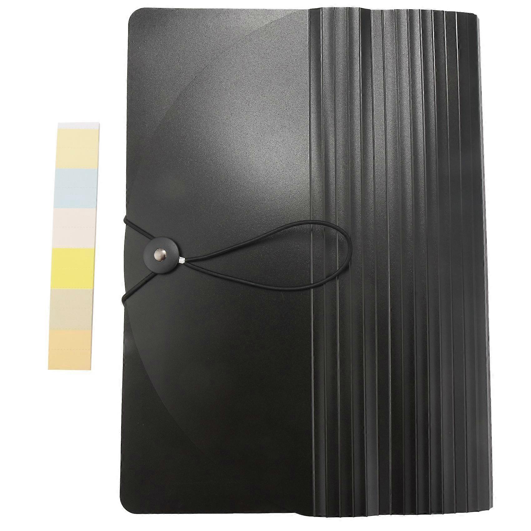 12 Pockets A4 Accordion Bill/Document Folders with Colored Tabs