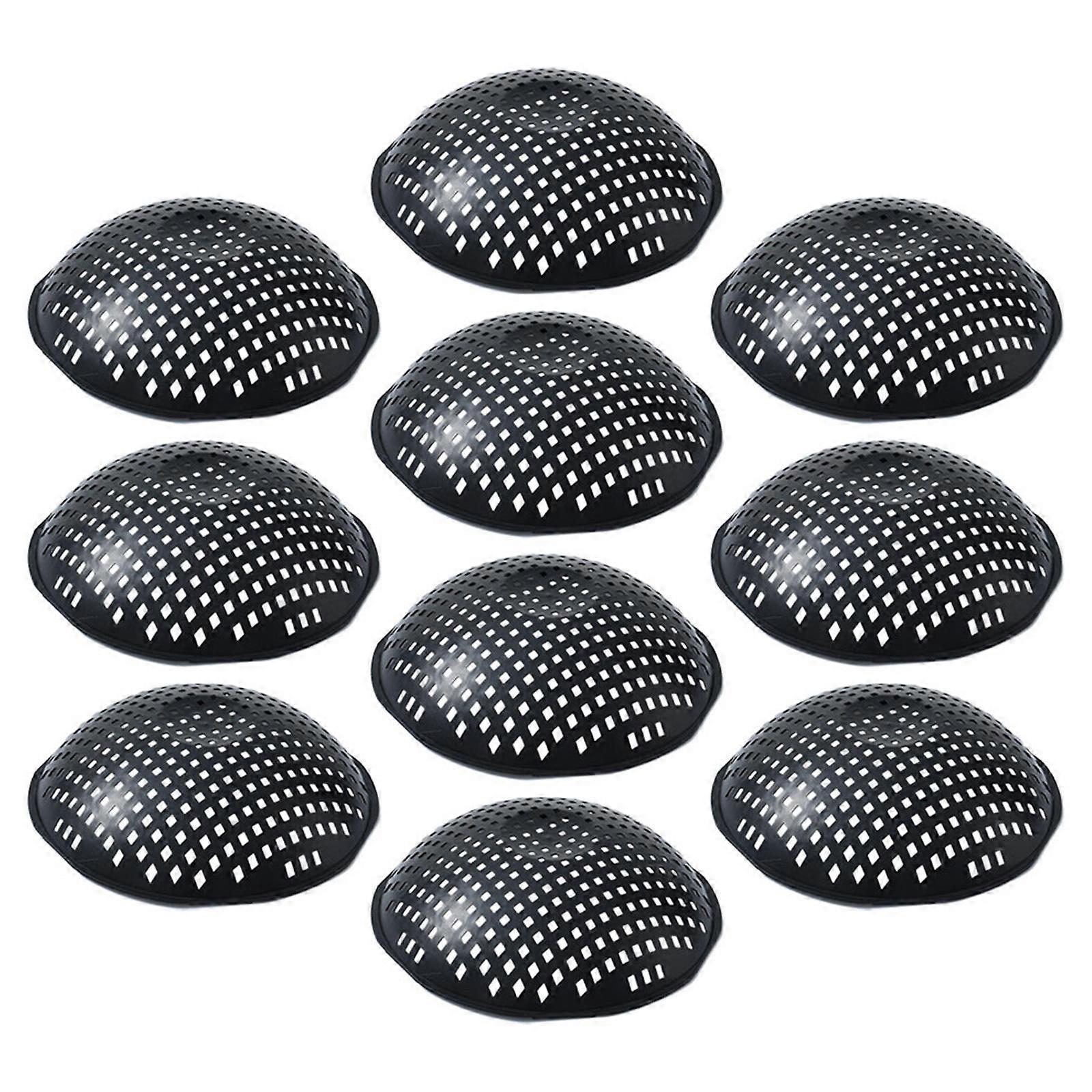 10Pcs Plastic Flower Pot Hole Mesh Pad Bonsai Pot Mesh Hole Screen Flowerpot Planter Bottom Grid Mat