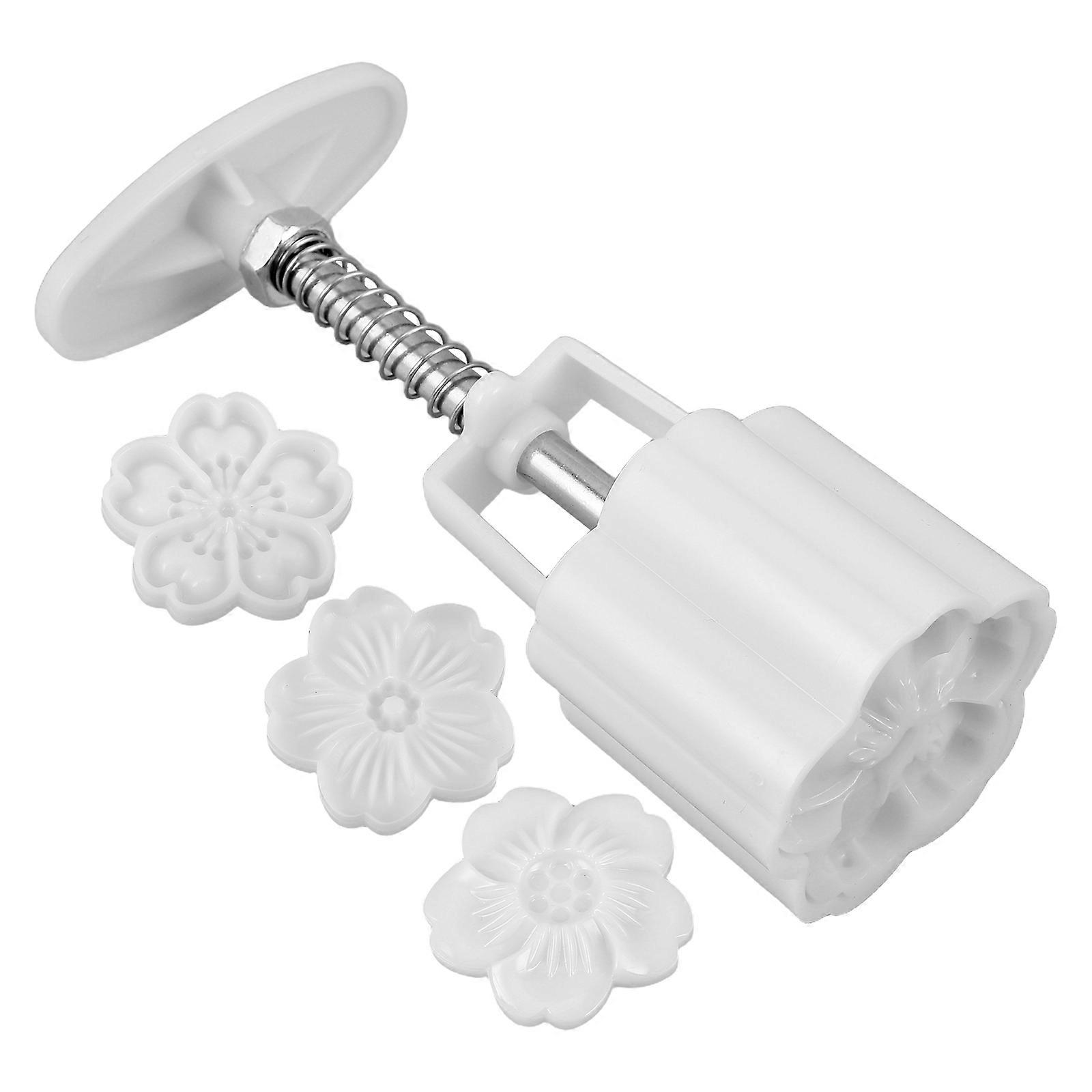 Mooncake Mold Hand Press Mooncake Mold for Traditional Pastry 1Set