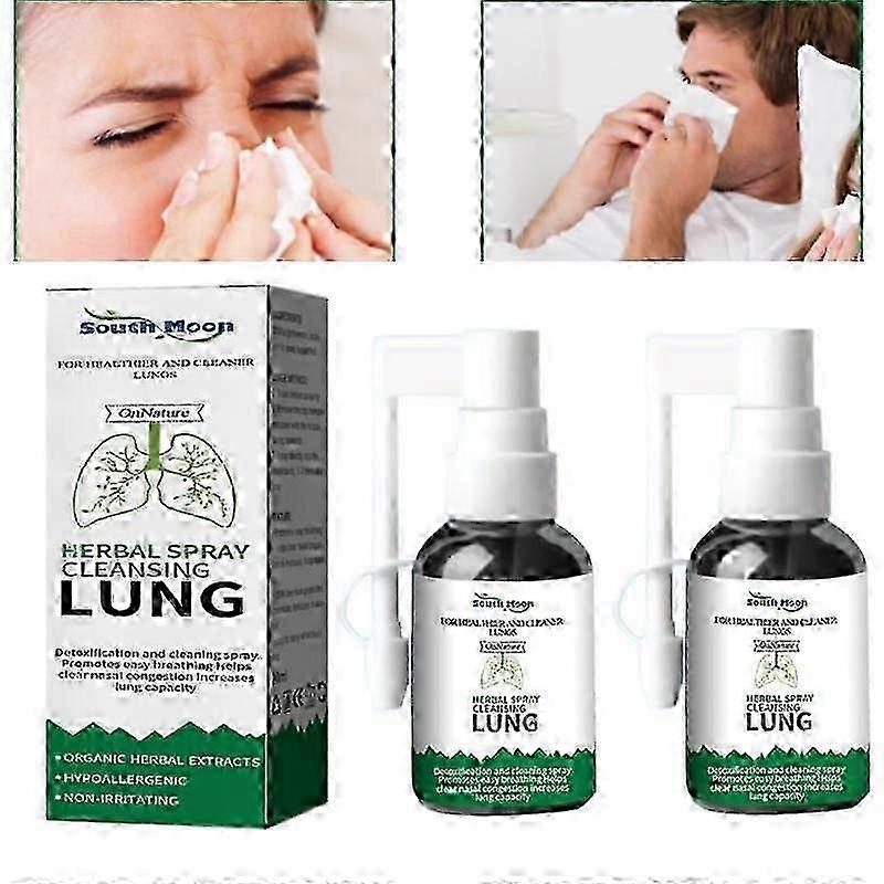 Lung Support Spray Mist for Inflammation Relief and Cleansing, Herbal