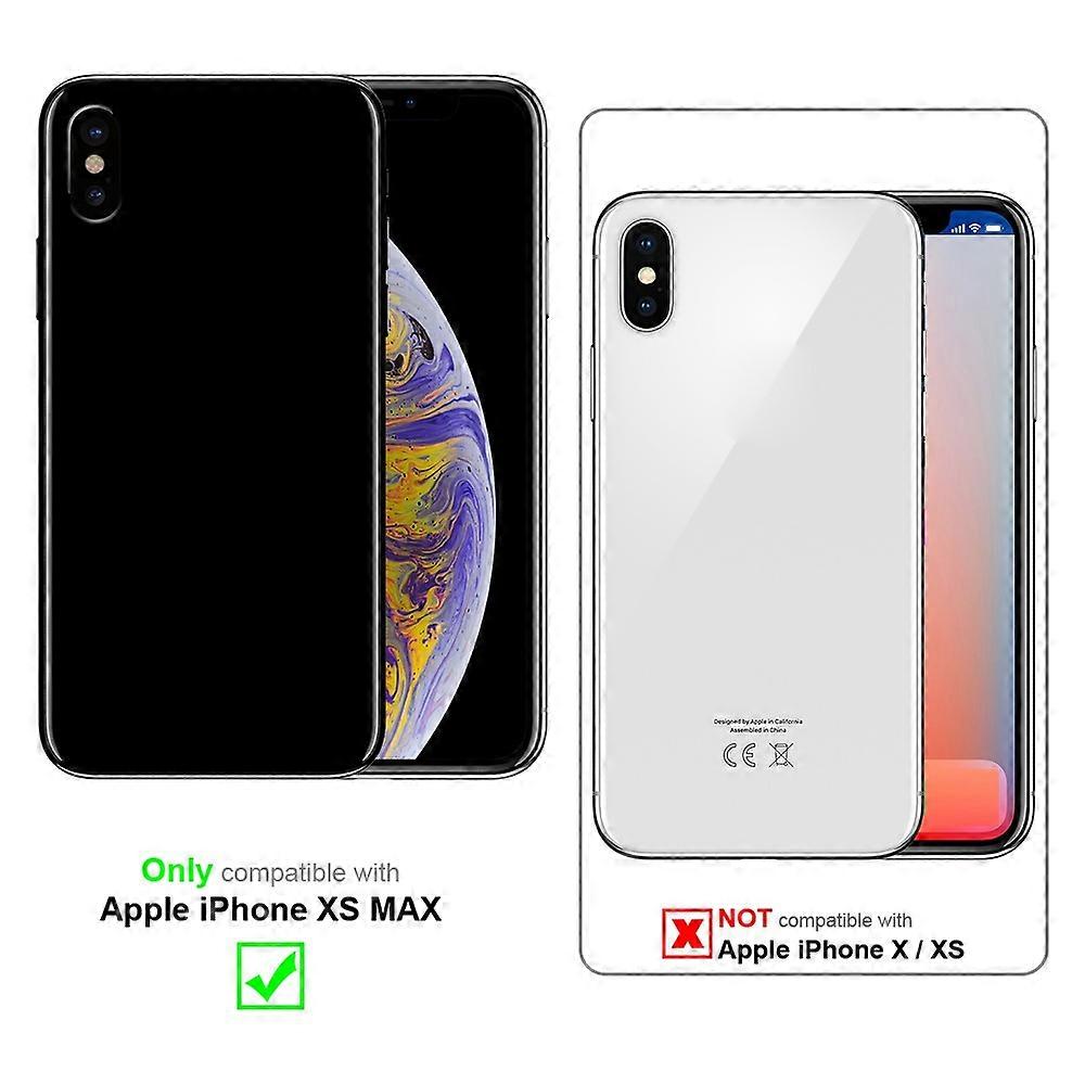 iPhone XS MAX Case TPU Protective Case - Matte Faux Leather