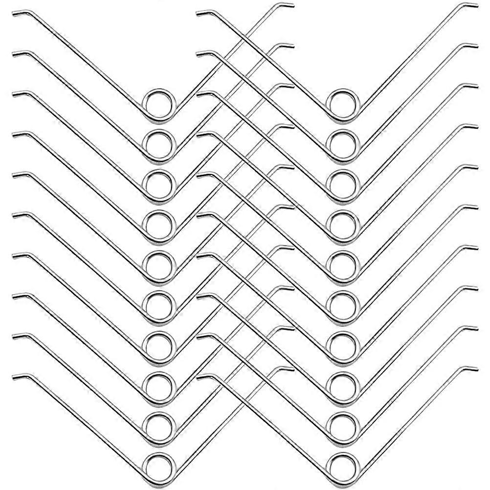 40Pcs Garden Pruner Spring for Replacement Pruning Shears in Silver