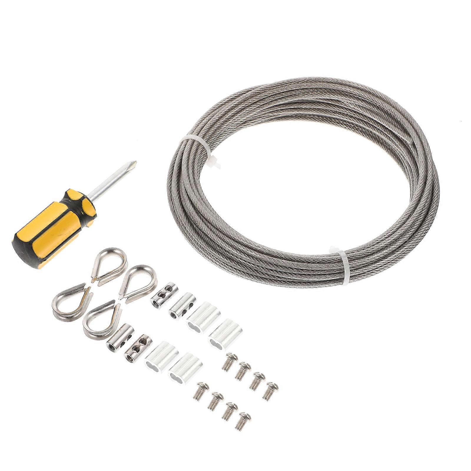 Steel Wire Cable Railing Kit for Home Use with Wire Rope Clamp 1Set