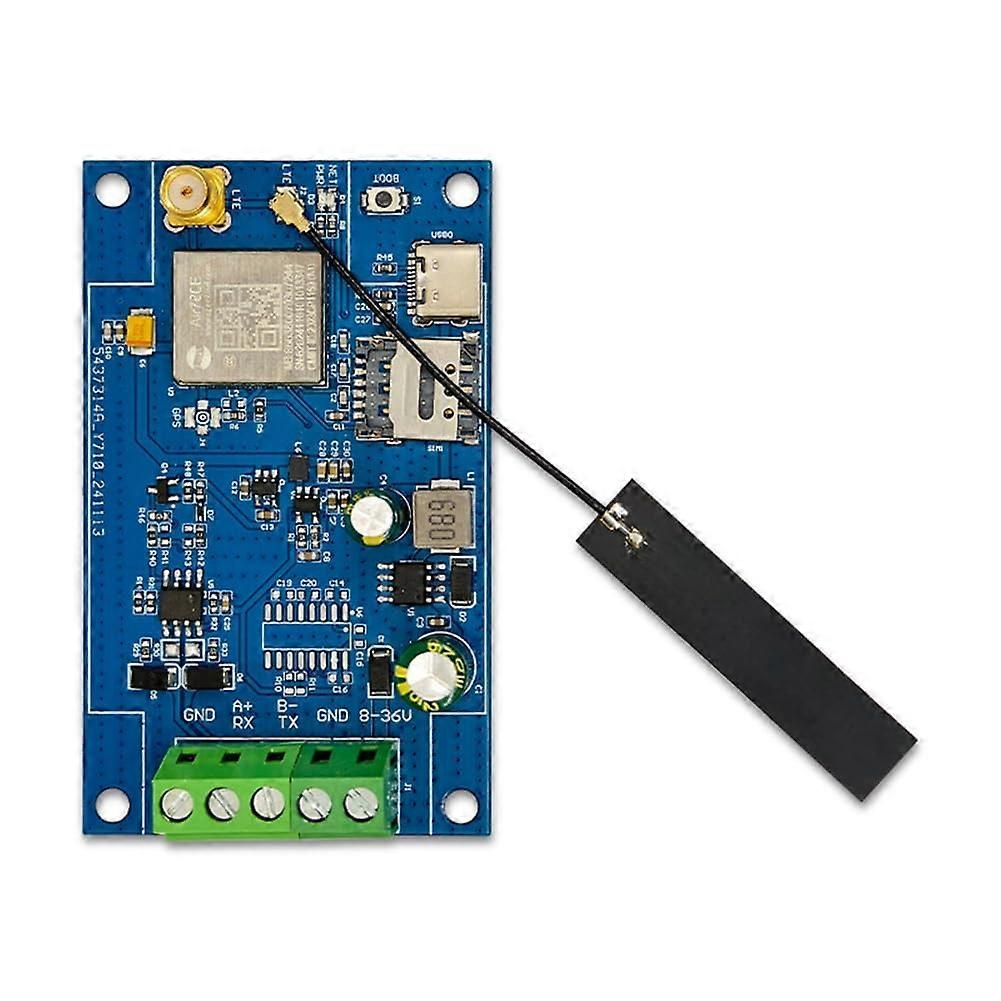 4G RS485 Converter with Full Network Connectivity, Dual Power Supply, Industrial Data Transmission Module