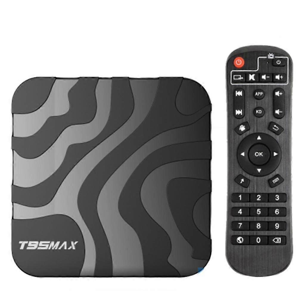 Android TV Box T95 MAX 10.0, 4GB RAM 64GB Storage, H618 CPU, 6K Video, WiFi Bluetooth, Android Set Top Box, Mini PC