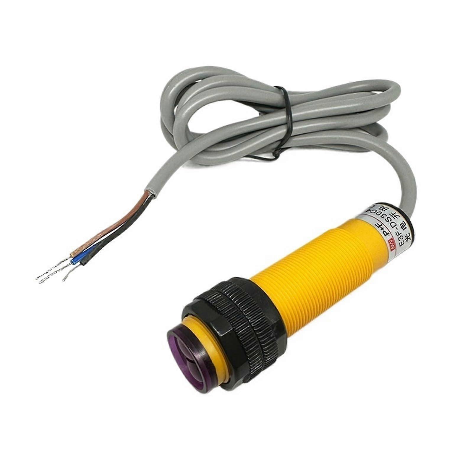 Photoelectric Sensor NPN NO DC 636V Proximity Switch 1030cm Range with 1.2m Cable