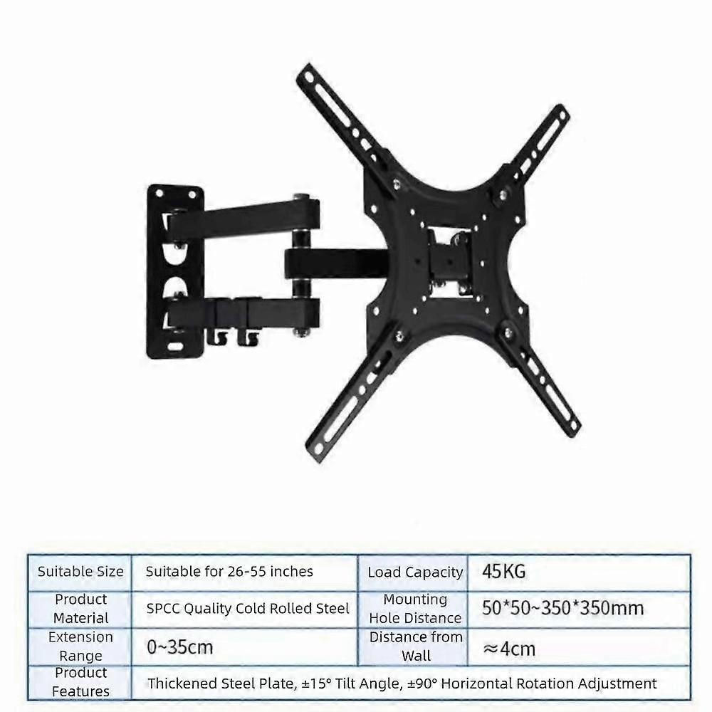 Cantilever Type LCD LED Monitor Bracket Extendable Arm TV Screen Holder TV Frame Support  for Home