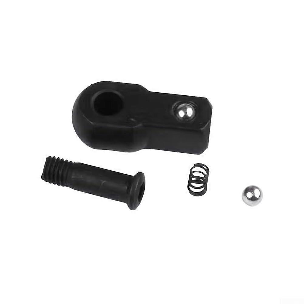 Socket Wrench Adapter with 240° Swivel Head and SpringLoaded Retention for Car Repairs
