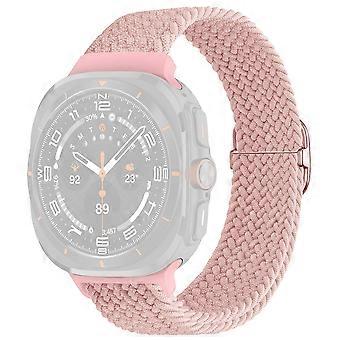 Para Samsung Galaxy Watch Ultra Correa de reloj trenzada de 47 mm Correa de repuesto de nailon ajustable
