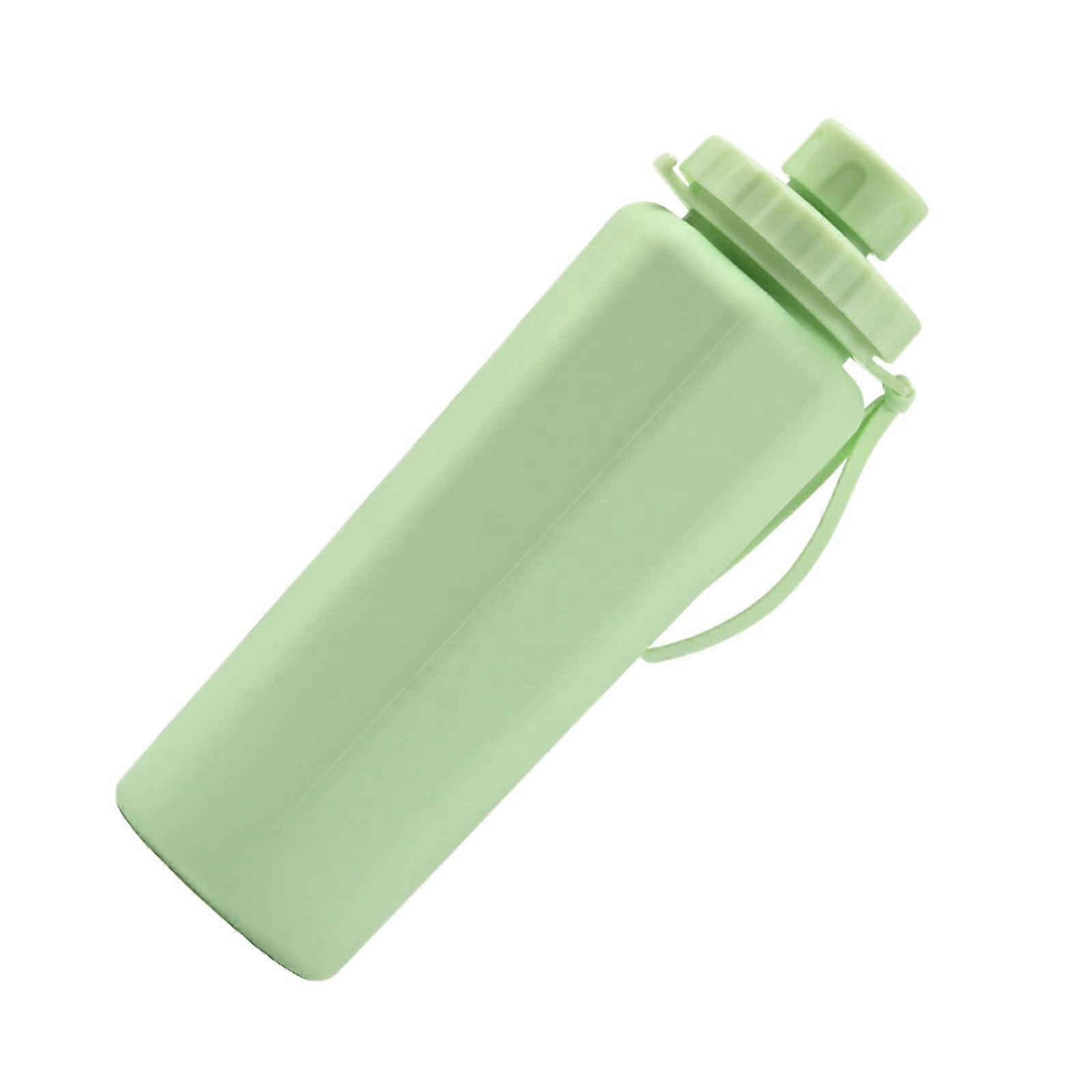 Collapsible Silicone Cup Foldable Travel Mug Compact Reusable Coffee Cup for Camping Green