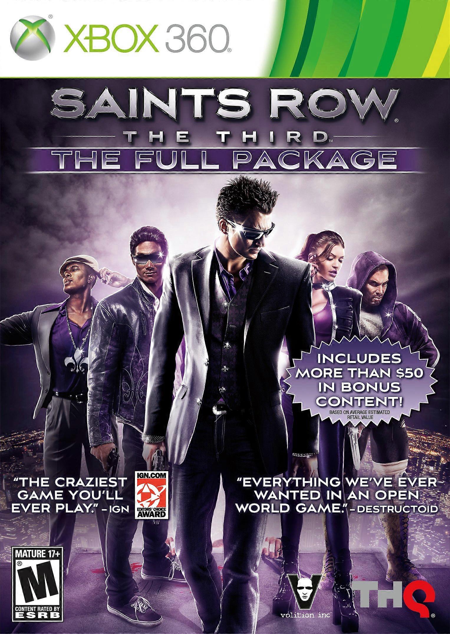 Saints Row The Third- The Full Package - Xbox 360 - PAL - New & Sealed