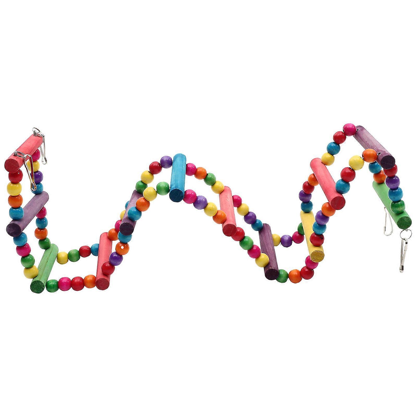 Bird Ladder Parrot Cage Ladder for Climbing Fun 2Pcs