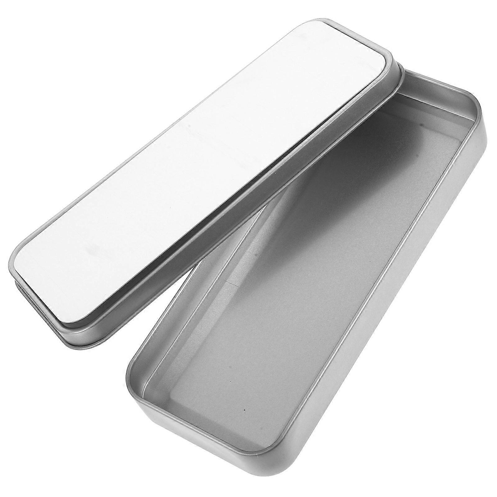 Sublimation Blank Metal Candy Box for Storage Silver Case