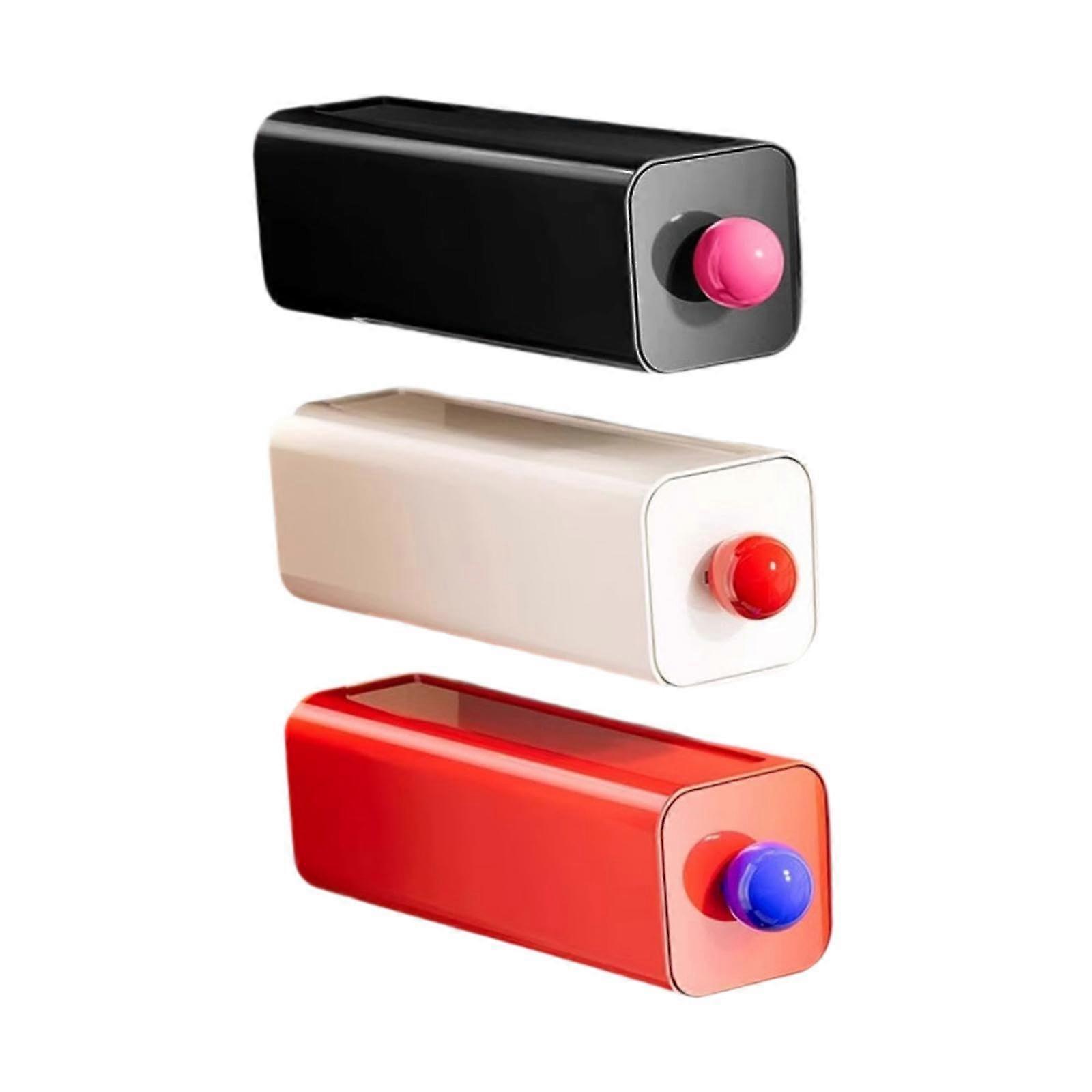 3Pcs Desktop Storage Box, Stackable Desk Organizer with Drawers, Space Saving Closet and Wardrobe Use