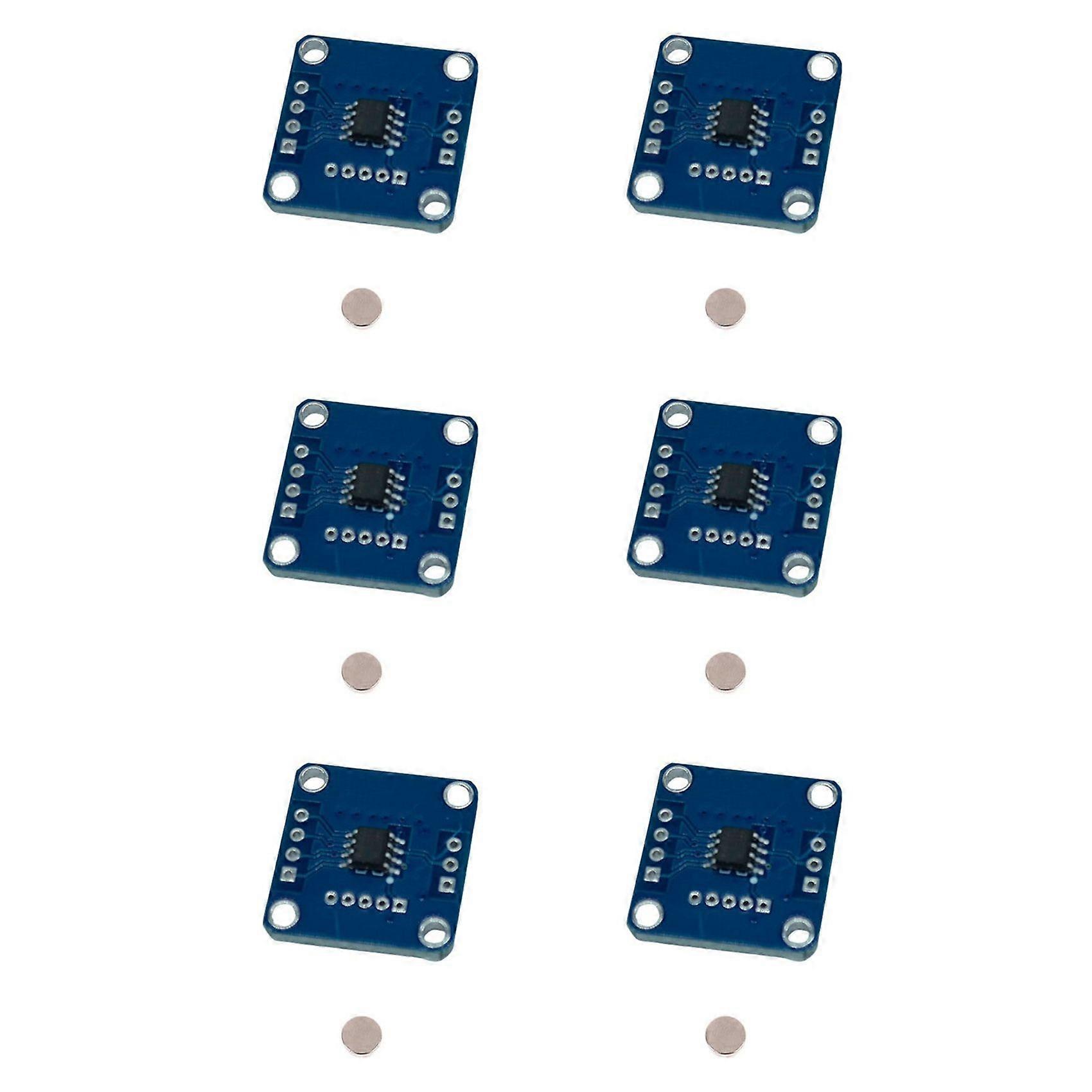 6X Magnetic Encoder MT6701 Magnetic Induction Angle Measurement Sensor Module 14bit High Precision Can Replace AS5600