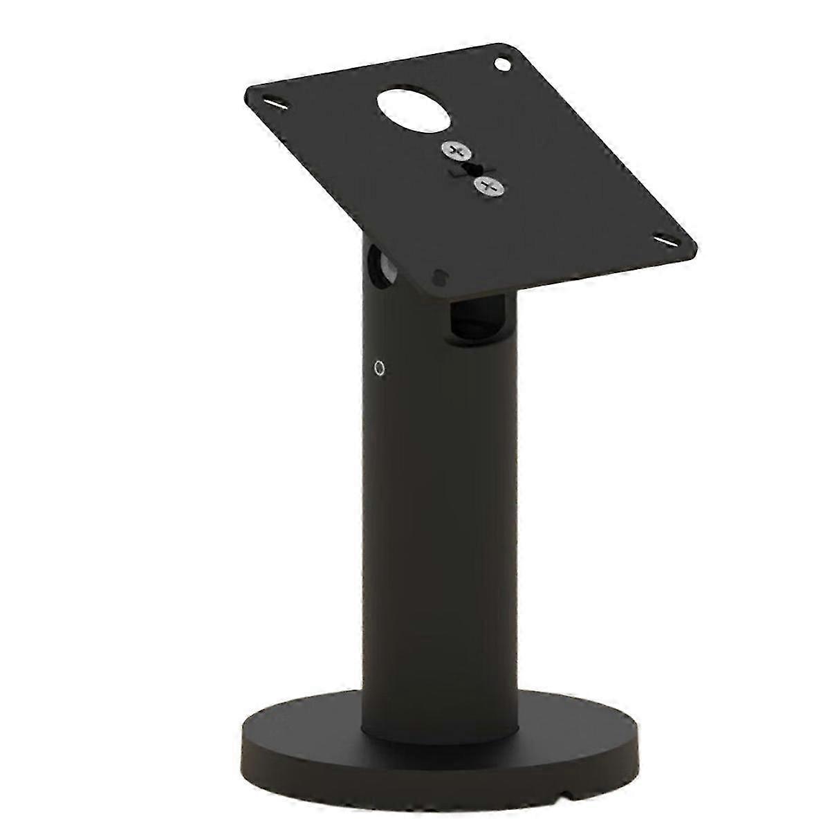 180 Tilting 360 Rotating Metal Mount Support 75x75mm (Black)