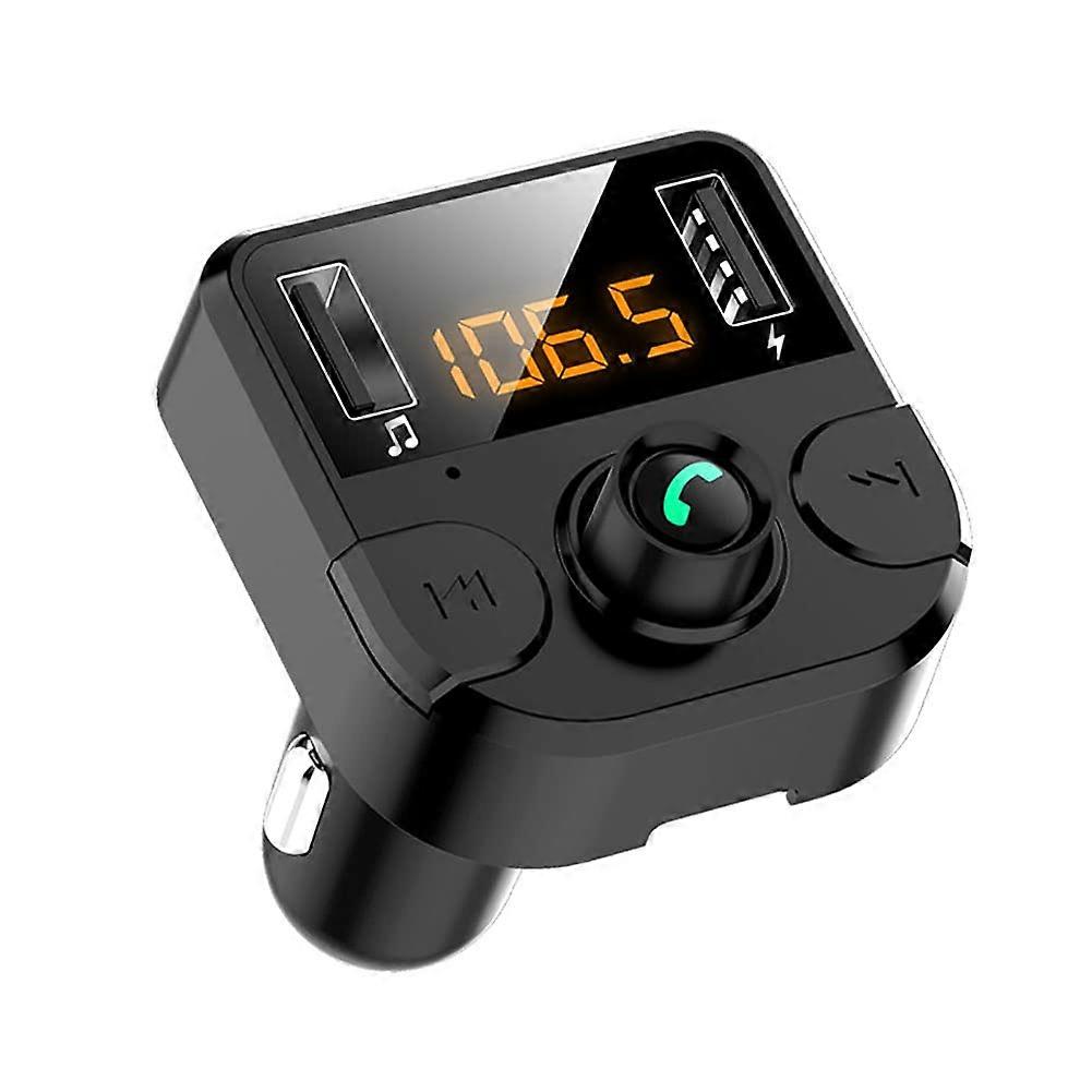 Bluetooth FM Transmitter for Car with Bluetooth 5.0, Dual USB Fast Charging and Handsfree Calling