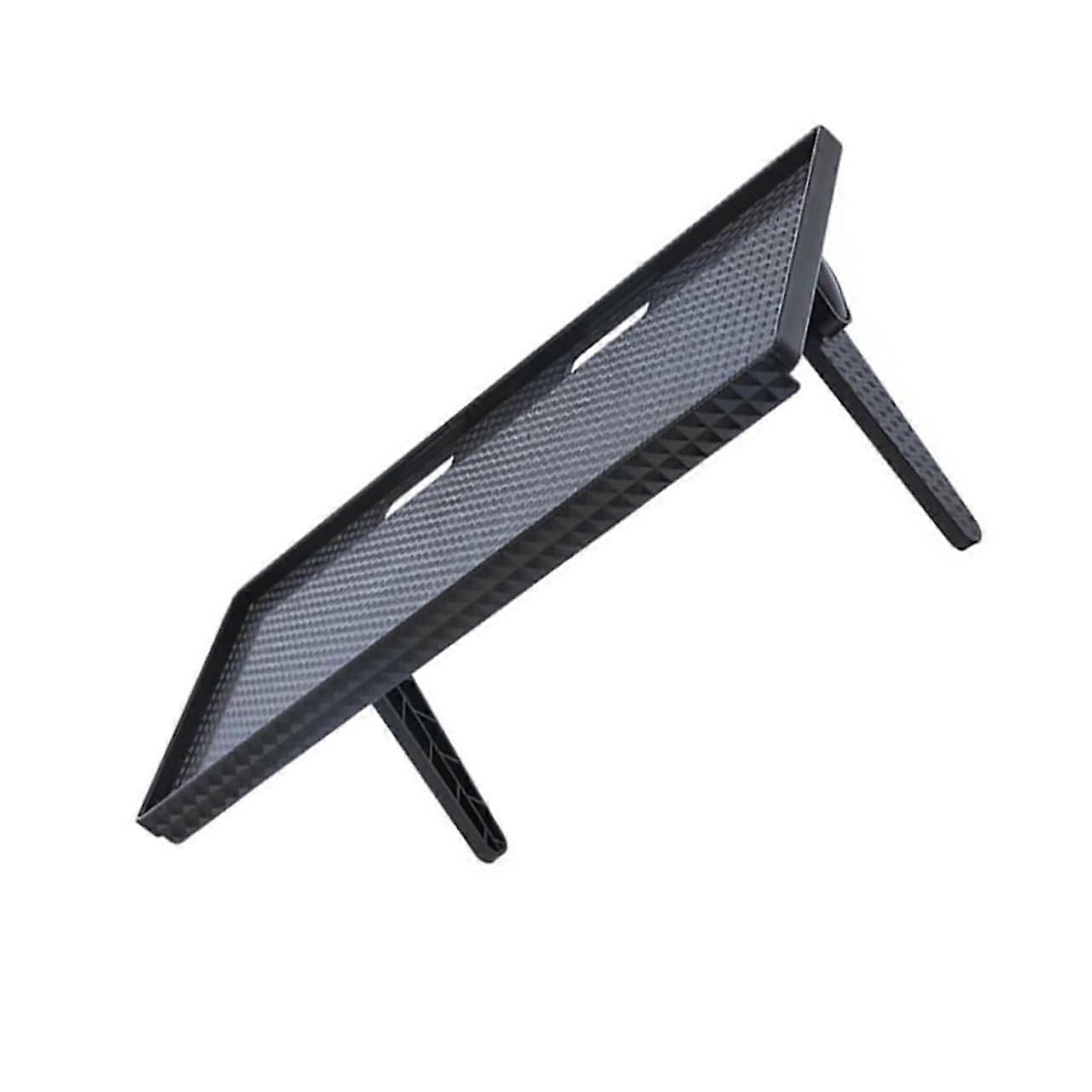 TV Wall Mount Shelf with Adjustable Screen Support Punch Installation Storage Rack for Router Console Black