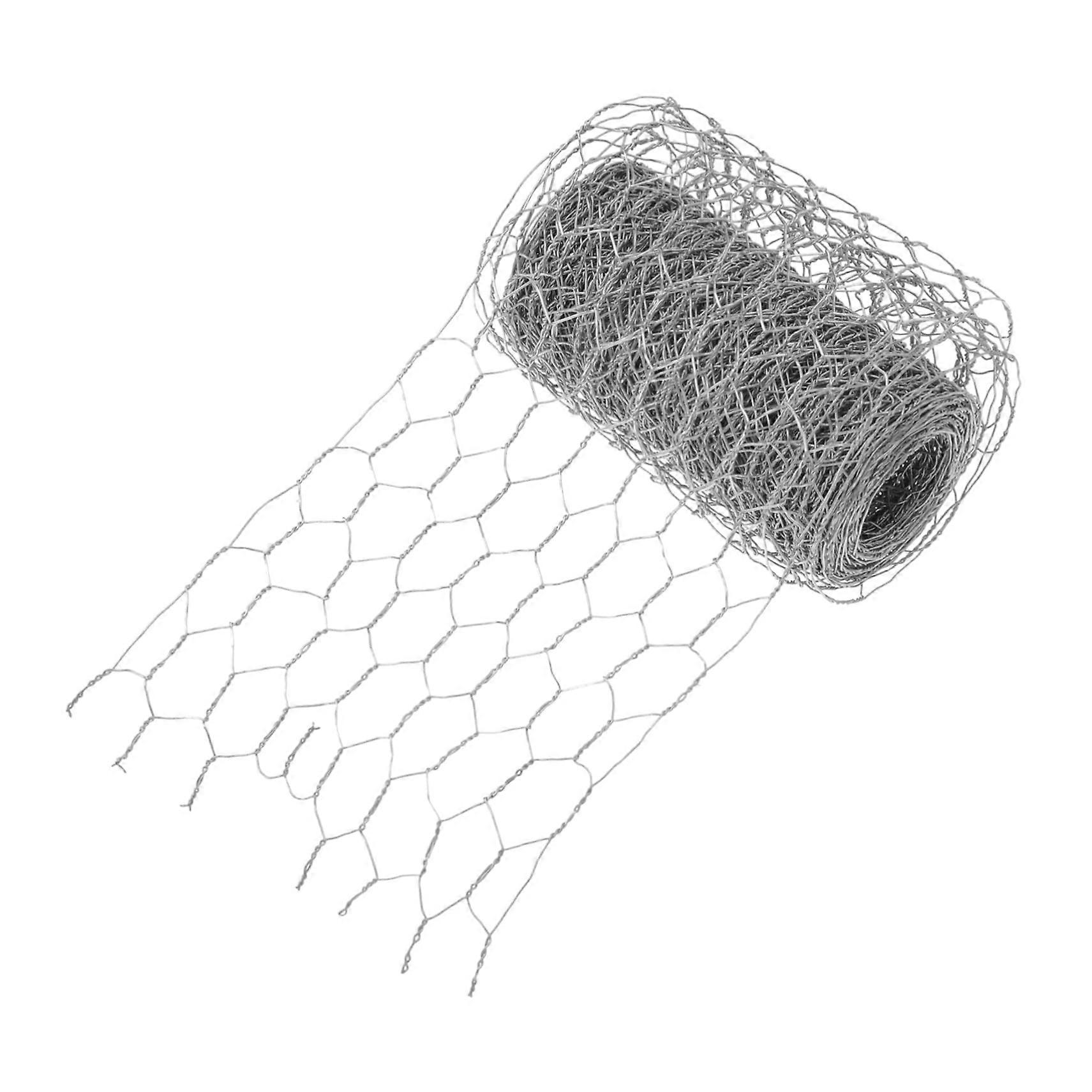 Galvanized Chicken Wire Mesh Fence RustResistant Hexagonal Netting for Garden Poultry Craft