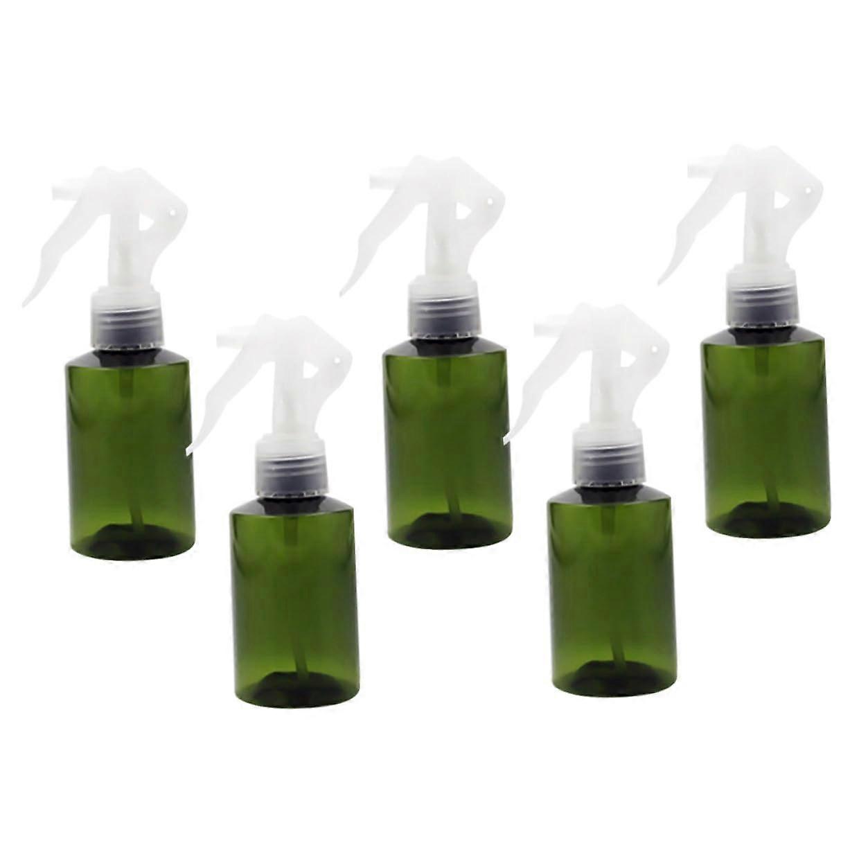 5pcs Refillable Spray Bottle Set with Trigger Fine Mist Sprayer for Water and Cosmetics EcoFriendly