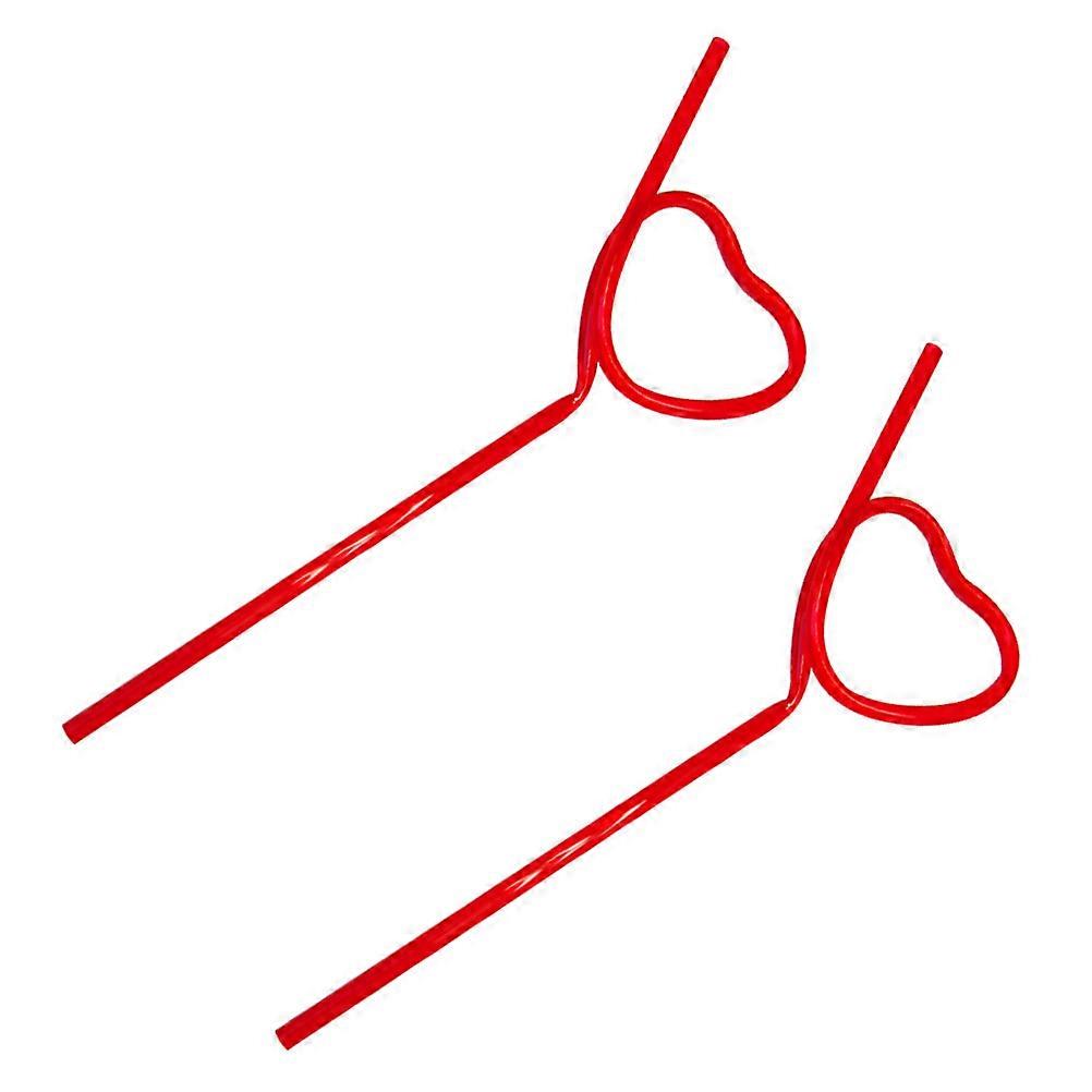 Heart Shaped for Wedding 4Pcs Red Party Drinking