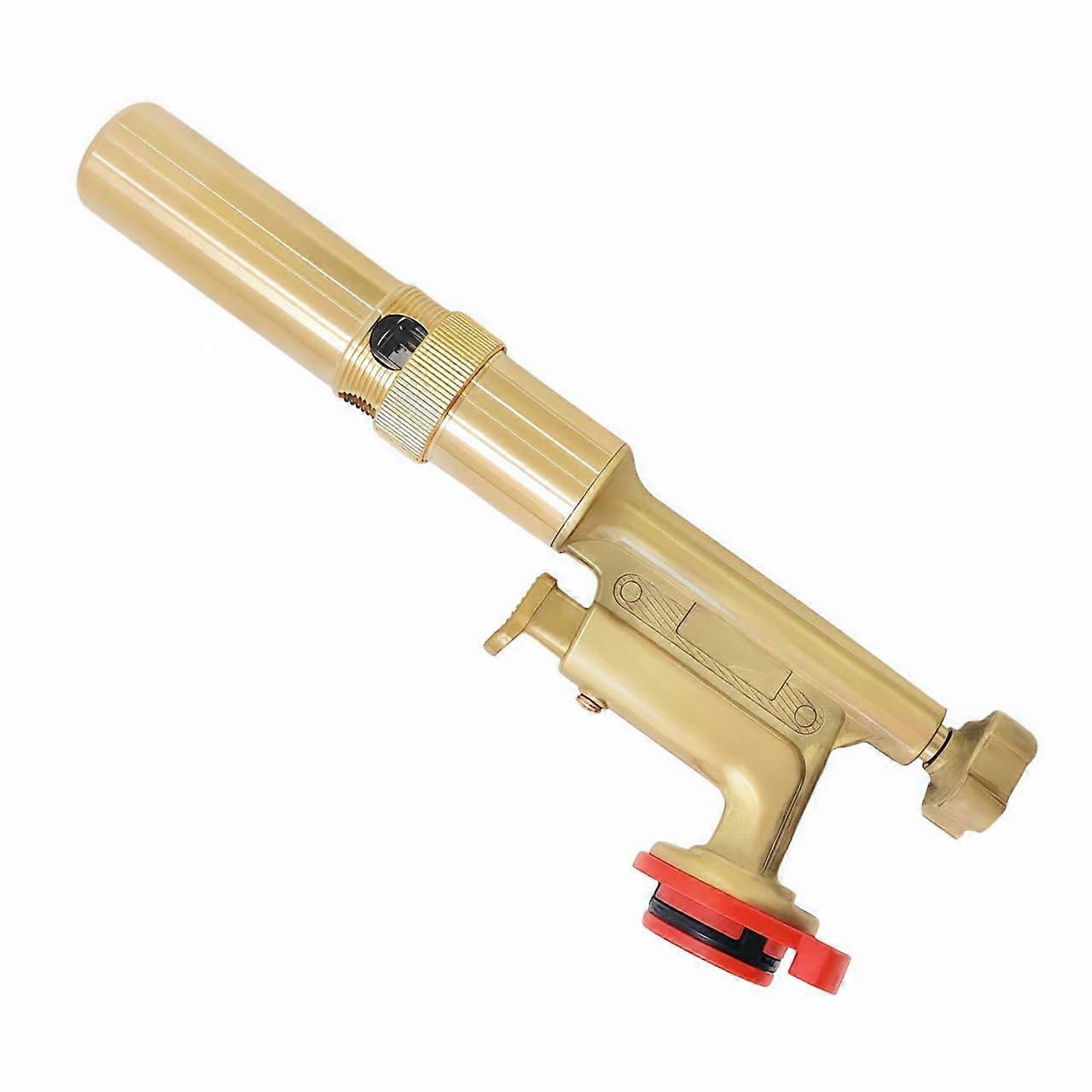 Professional Kitchen Butane Torch with Adjustable Flame Copper Head for Cooking and Baking