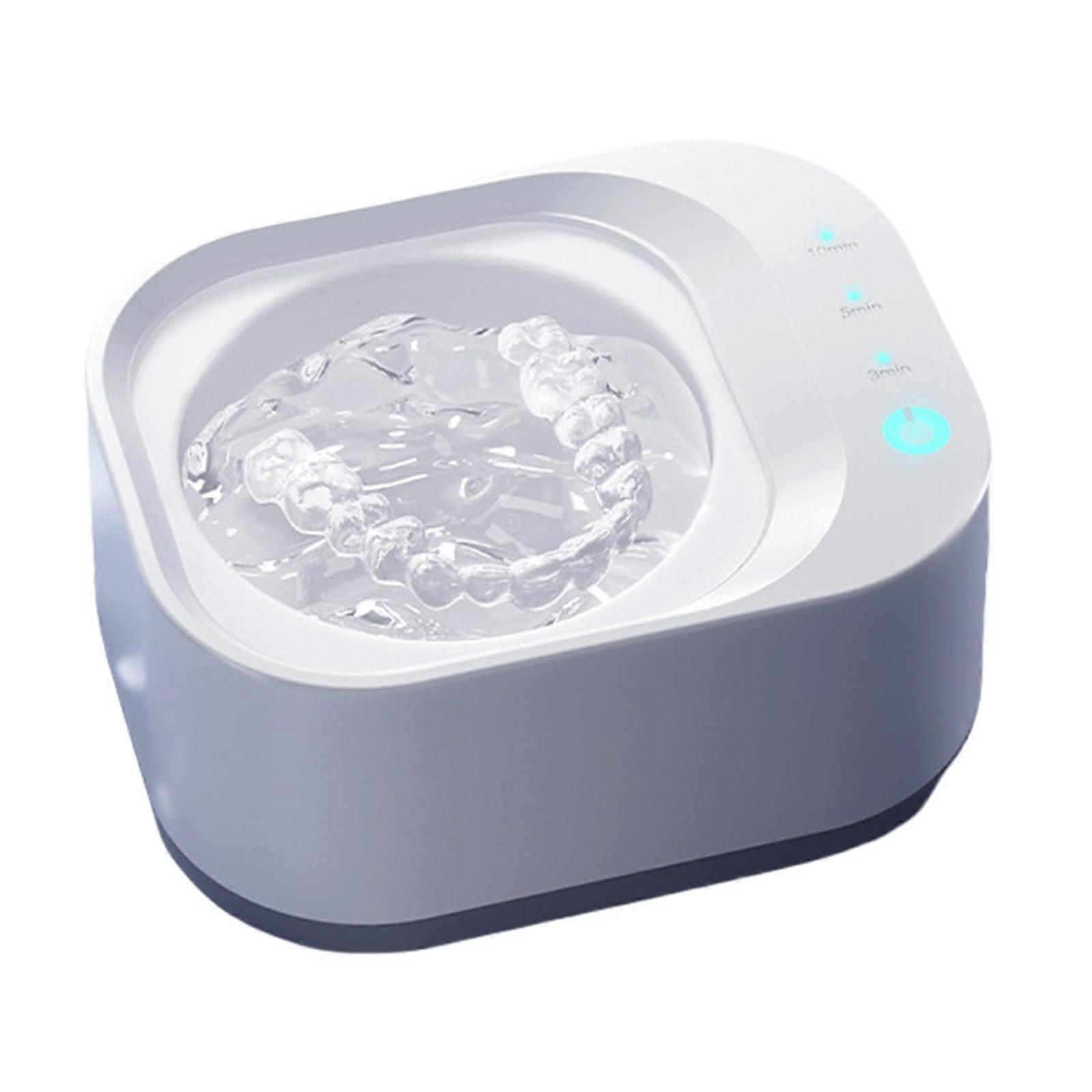 Ultrasonic Cleaner for Dental Aligners and Mouthguards with 360° Deep Purification Basic Version