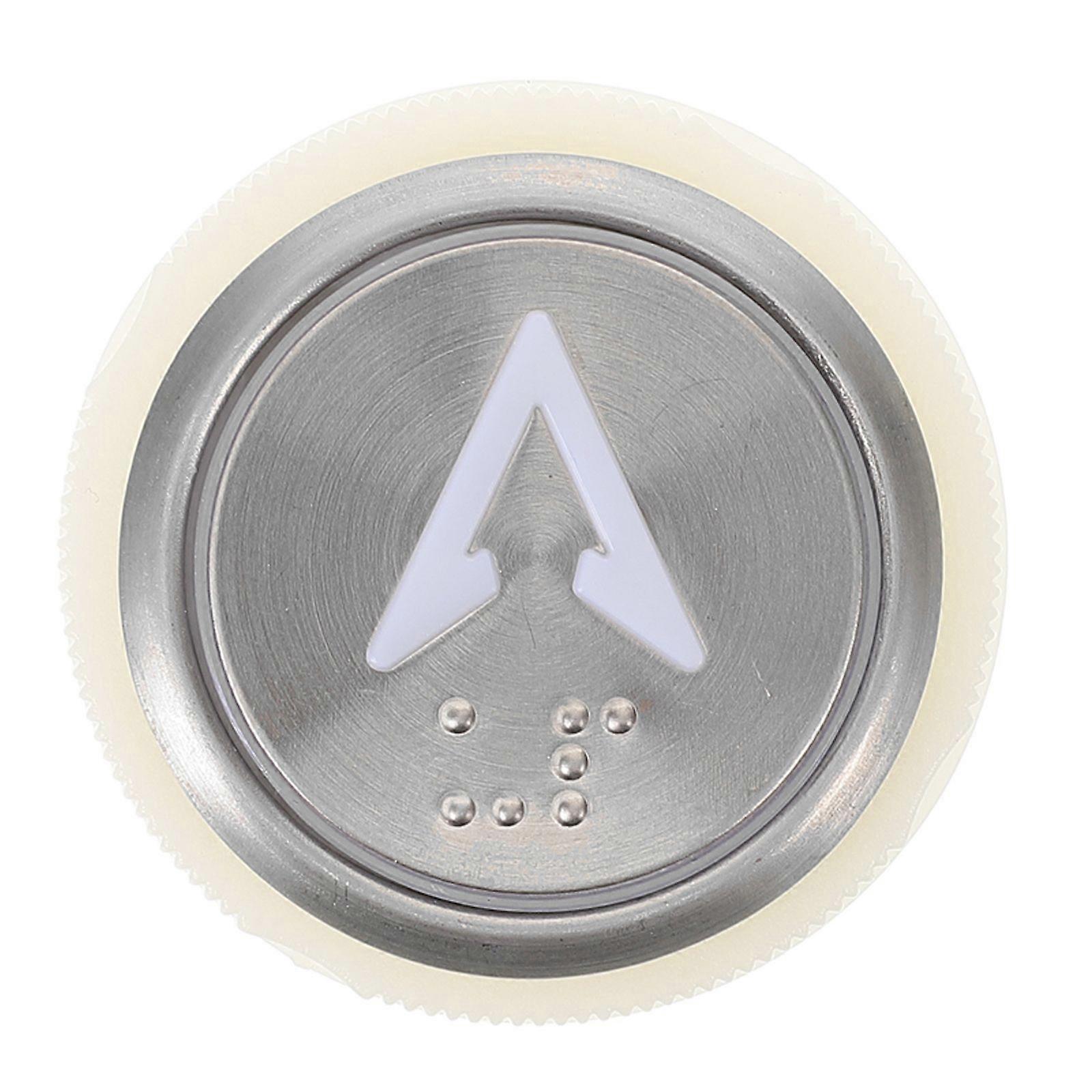 Elevator Button Push Release Button Round Top And Bottom Stainless Steel Button