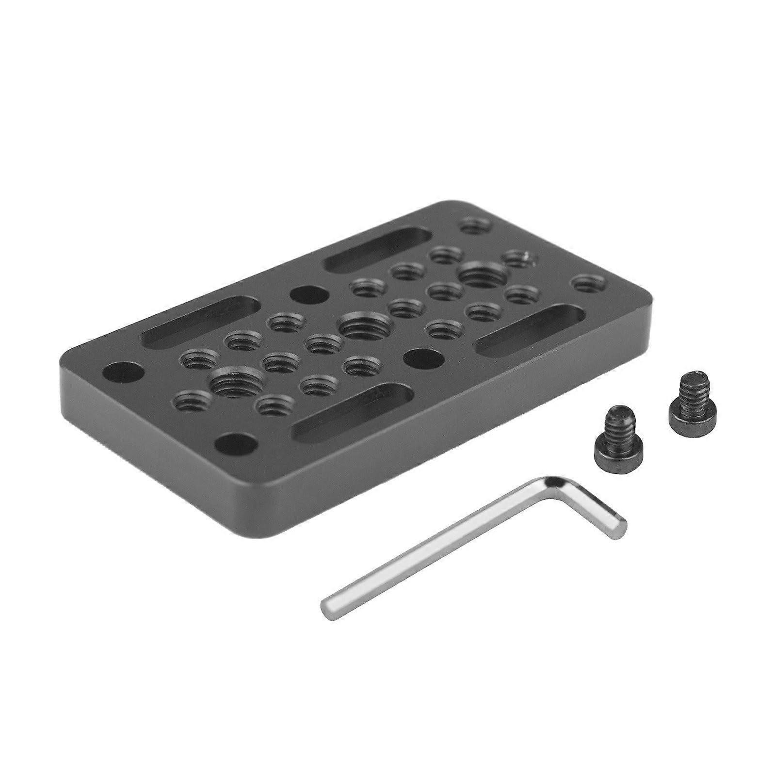 Camera Quick Release Plate Lightweight Portable Mount for Stable Travel Photography