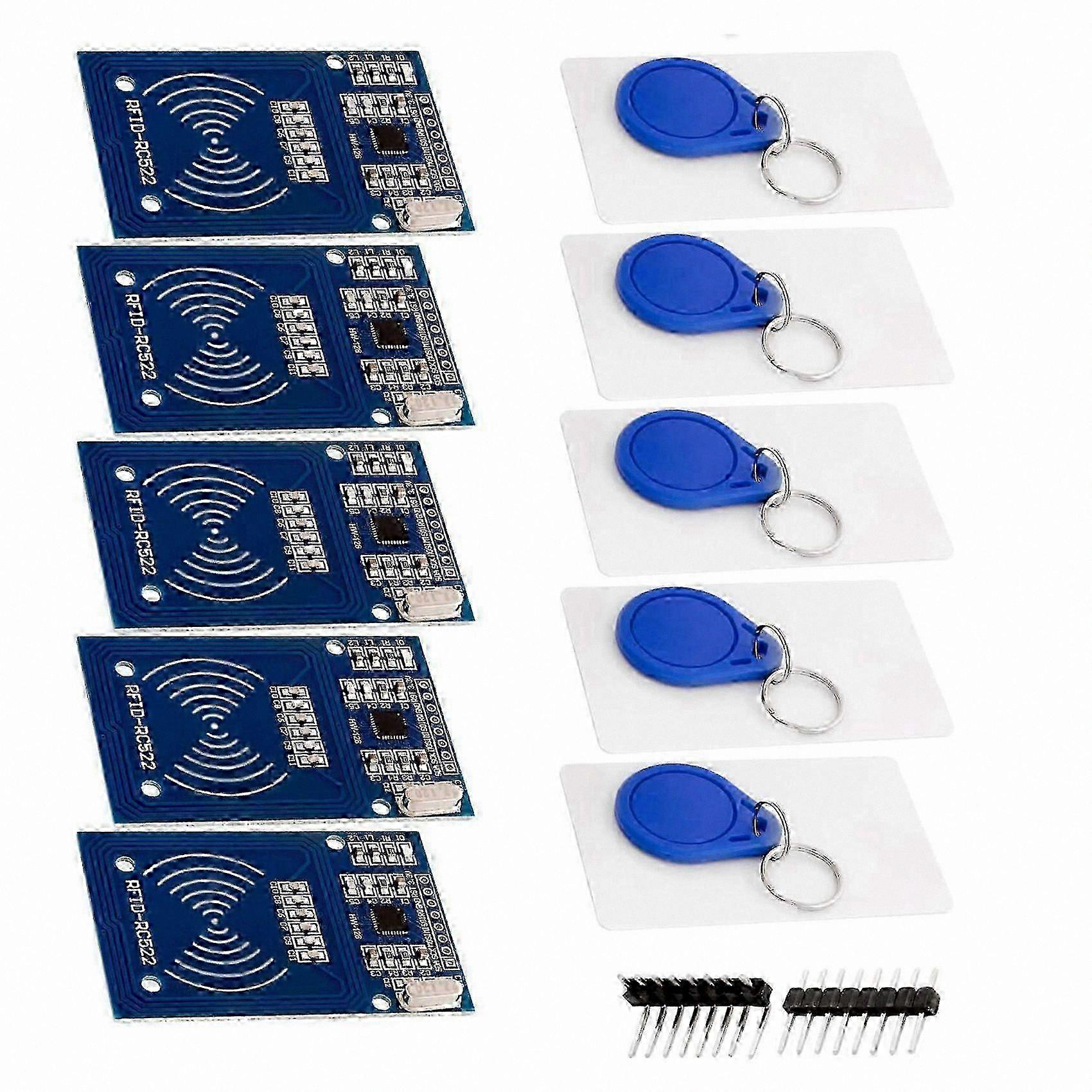 RFID Module RC522 13.56 MHz SPI Interface with Reader Chip and Card for General Use