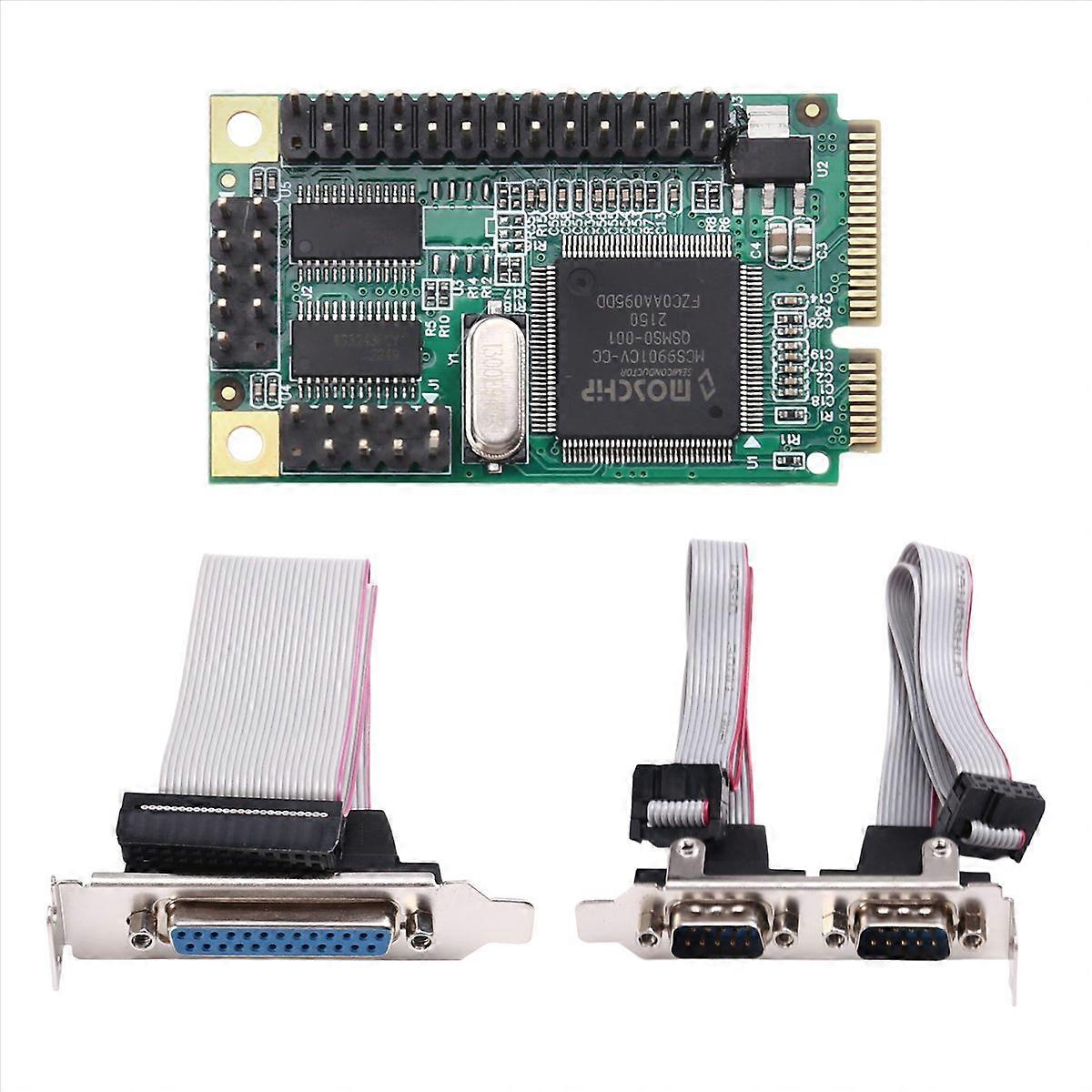 PCI-E Serial DB9 RS232 Parallel DB25 Adapter PCI-E to 2 Ports Serial DB9 RS232 Parallel DB25 Adapter