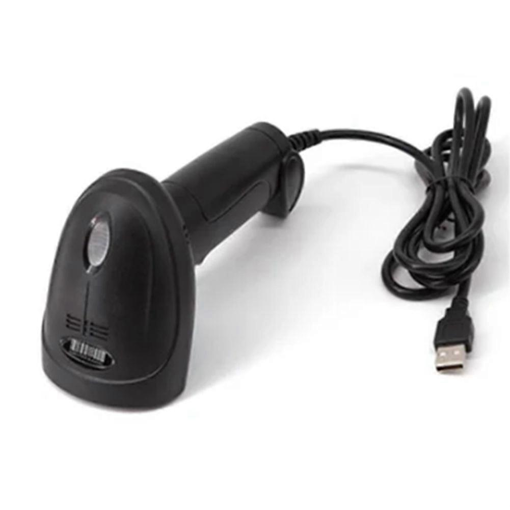 Universal 1D/2D USB Wired Barcode Scanner Handheld QR Codes Reader Mobile POS Plug and Play Support Logistic Store