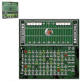 Wooden Tabletop Football Dice Game, Fun Travel Toy, Great for Family Night, Parties & Icebreaker