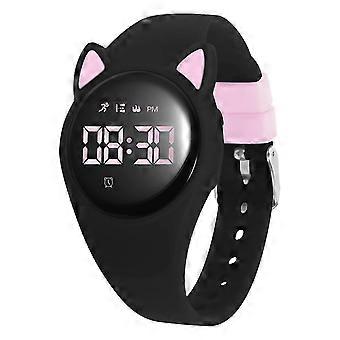 Montre connectée pour enfants Feeling, petite montre d'oreille pour filles, bracelet d'activité numérique avec alarme/chronographe/résistante à l'eau