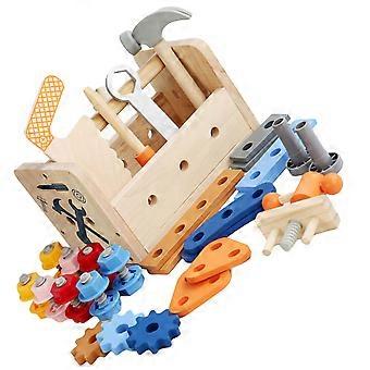 Holzwerkzeugset für Kinder, Lernspielzeug für kreatives Reparieren, 1 Set