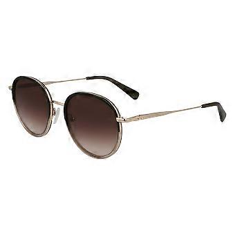 Sunglasses LONGCHAMP LO176S N 711 GOLD/GRADIENT GREEN 52/19/140 FEMALE