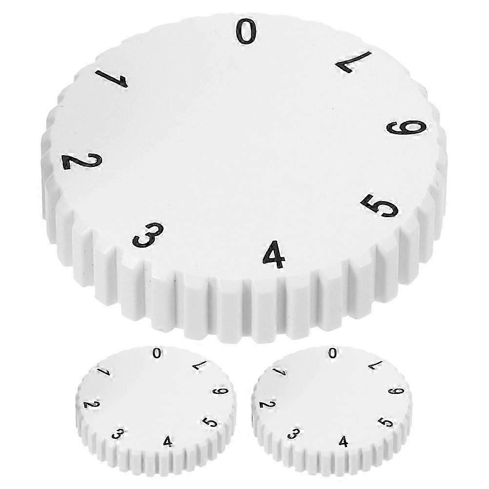 Range Replacement Knobs Fridge Replacement Knob Temperature Control Dial Knob Adjustable Thermostat Switch Plastic for Repair 3Pcs