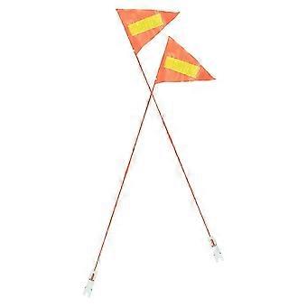 Bicycle Safety Flag Decorative Element Multi 63.00X27.00X21.00cm Mountain Bike Accessory 2Pcs