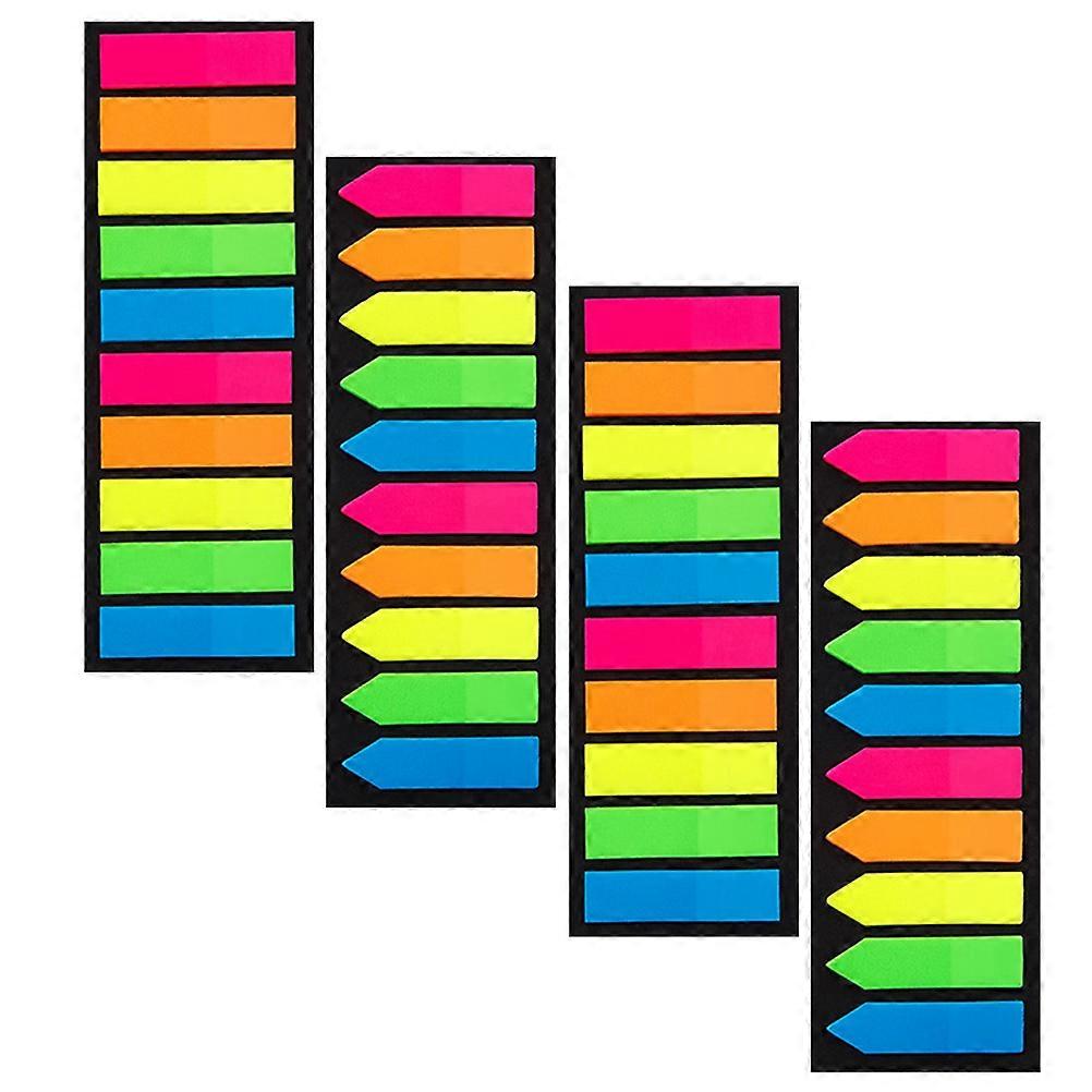 Household Page Markers Multi-Function Sticky Tabs for Note 4Pcs Pet Material