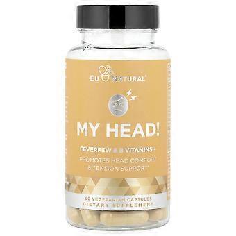 Eu Natural, My Head!, Feverfew & B Vitamins +, 60 Vegetarian Capsules