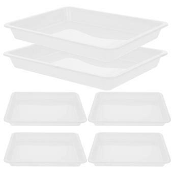 6pcs Puzzle Sorter Trays Plastic Puzzle Organizer Puzzle Stacking Trays Toy Storage Tray