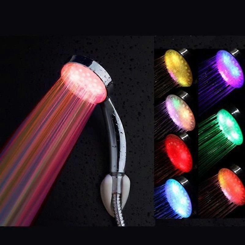 Shower Head Handheld Shower Head Bathroom Light 8LED