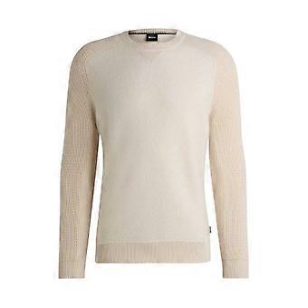Boss Mens Textured Knit Raglan Top
