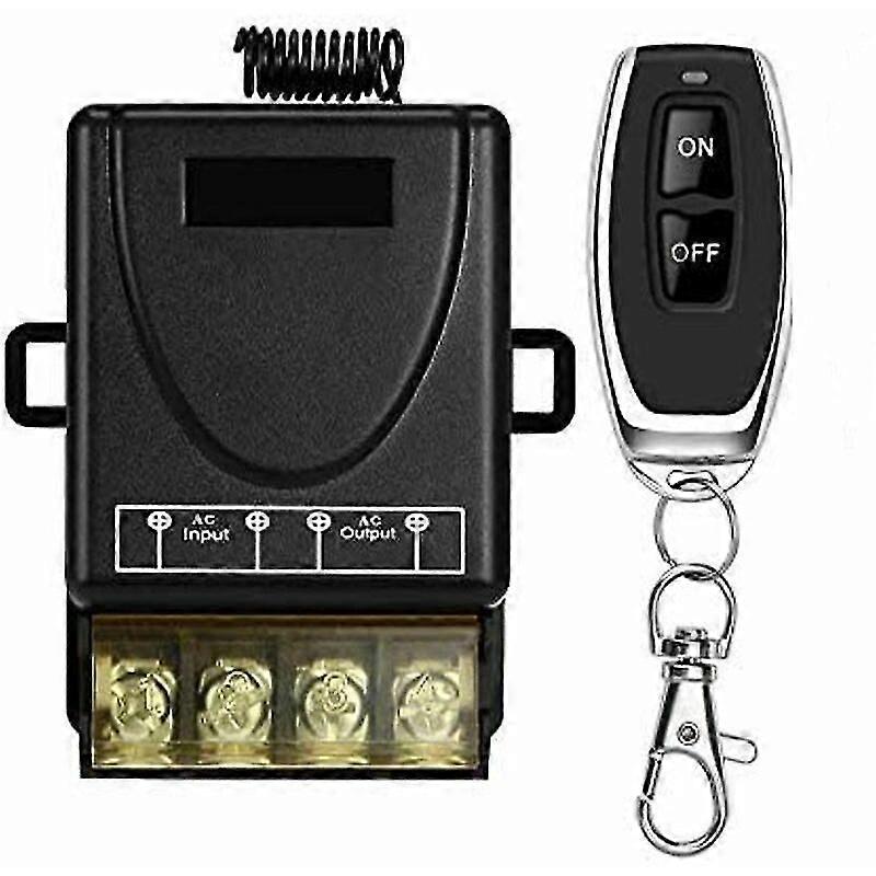 Ac 110v/120v/240v/40a Wireless Remote Switch, Healwe Wireless Rf Switch