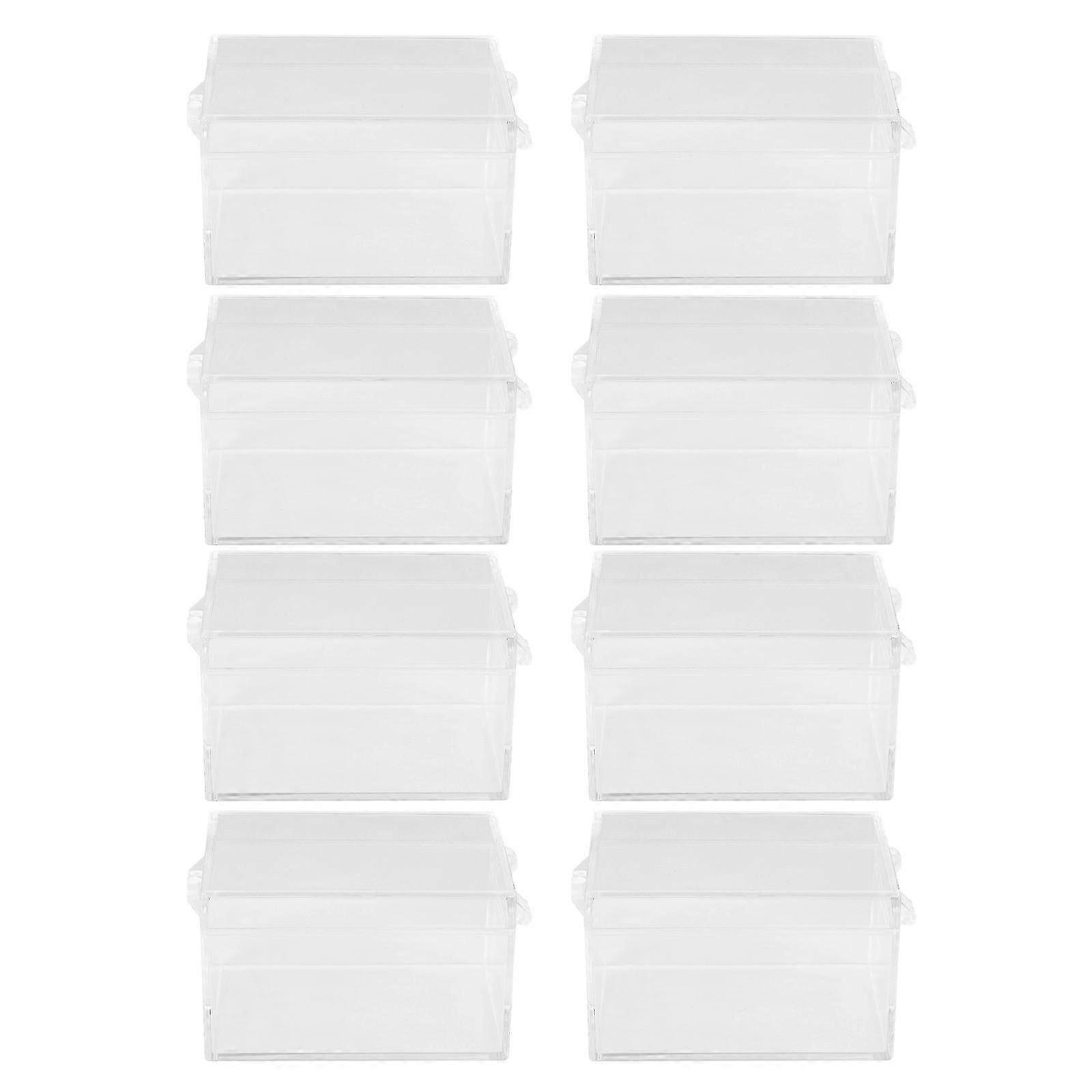 Rectangular Storage Boxes Specimen Displaying Boxes Friends Displaying 5.5x4.2x3.2cm Displaying Specimen 8Pack