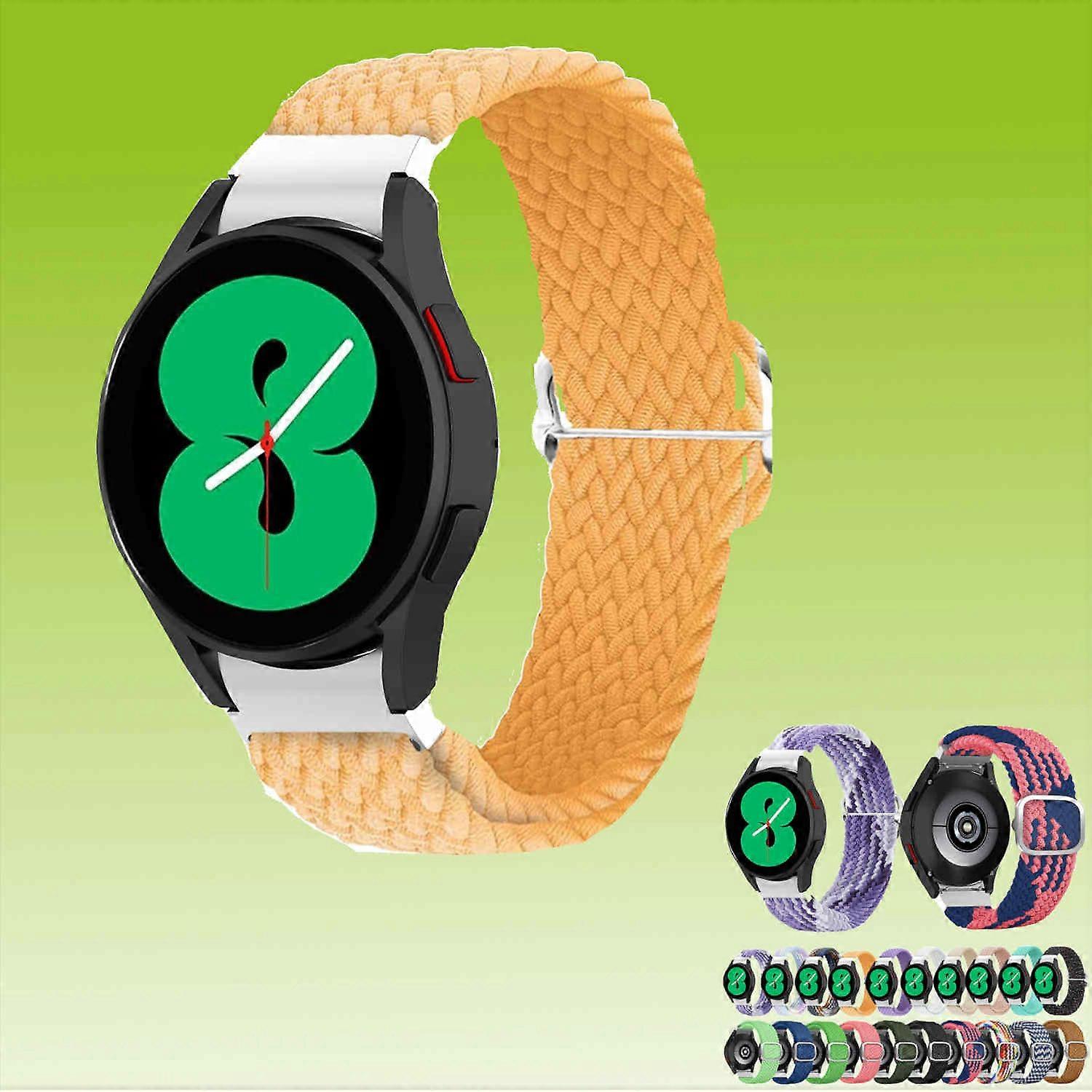 Woven Nylon Band for Samsung Galaxy Watch FE 6 5 4 Normal Pro Classic all sizes