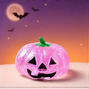 Halloween Pumpkin Squishy Fidget Toy, Glitter Stress Ball for Party Favors and Goody Bag Stuffers